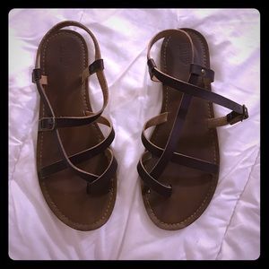 Dark Brown Sandals