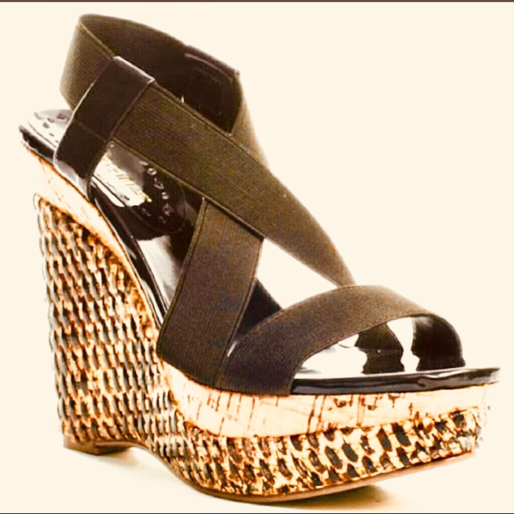 Amazing! BCBGirls BG Brown Wedges- Sizes