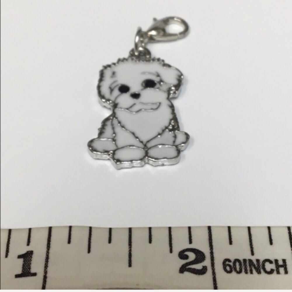 🎉HP🎉Bichon / Maltese bracelet charm LAST ONE! - Picture 2 of 2