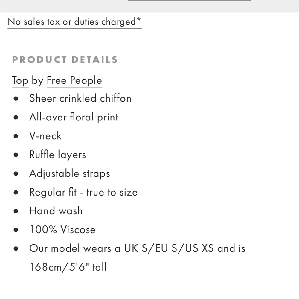 Free People Patterned Ruffle Cami - image 4