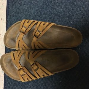 Brown Birkenstocks