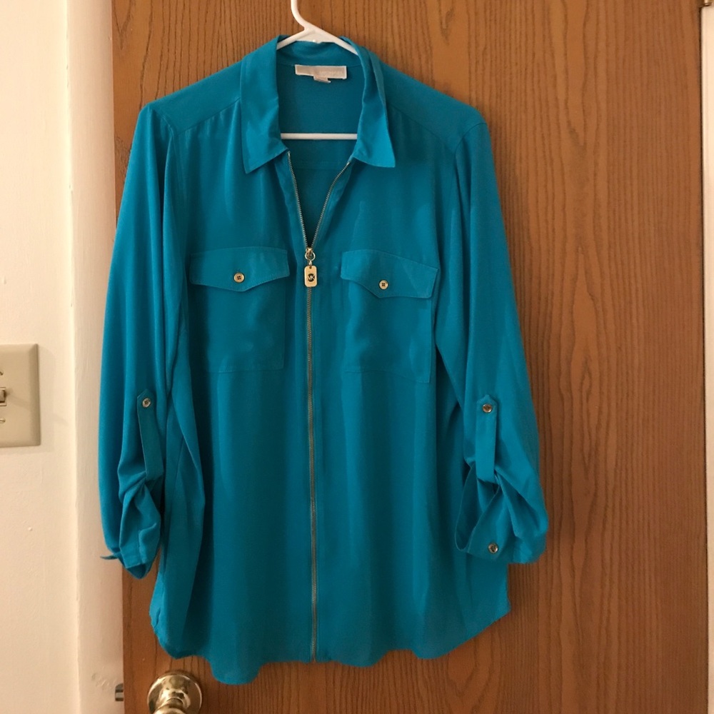 Michael Kors Zip Up blouse