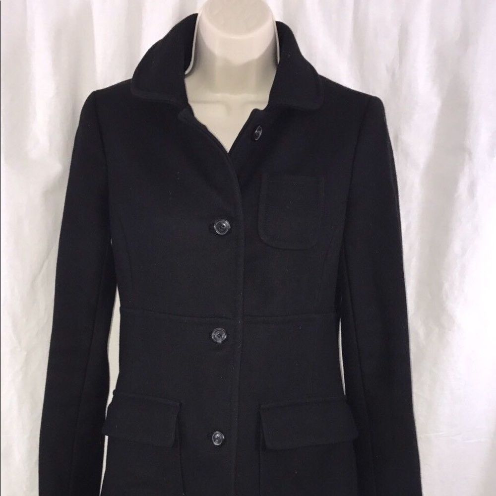 Club Monaco Coat Black Long