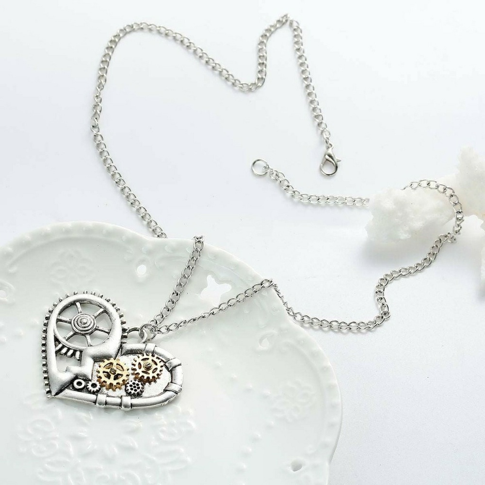 Steampunk Heart Necklace