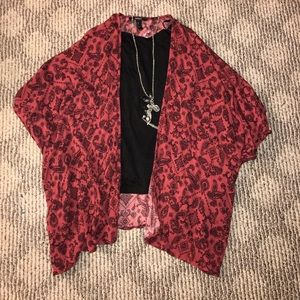 Forever 21 red kimono