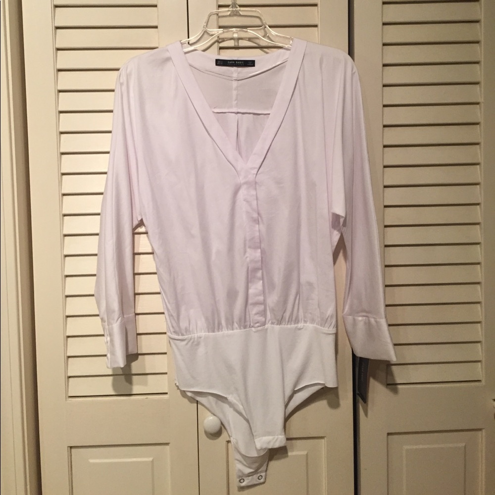 Zara blouse bodysuit