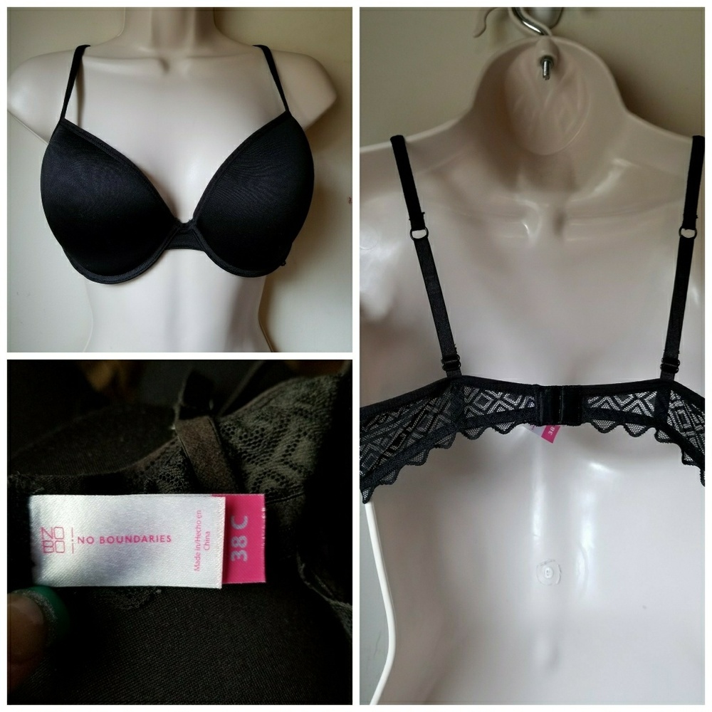 No boundaries women's bra size 38B
