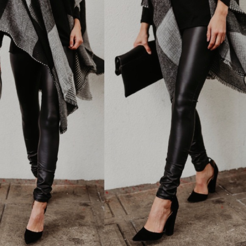 GONE TODAY❗️NWT Matte Black Leggings - Picture 2 of 6