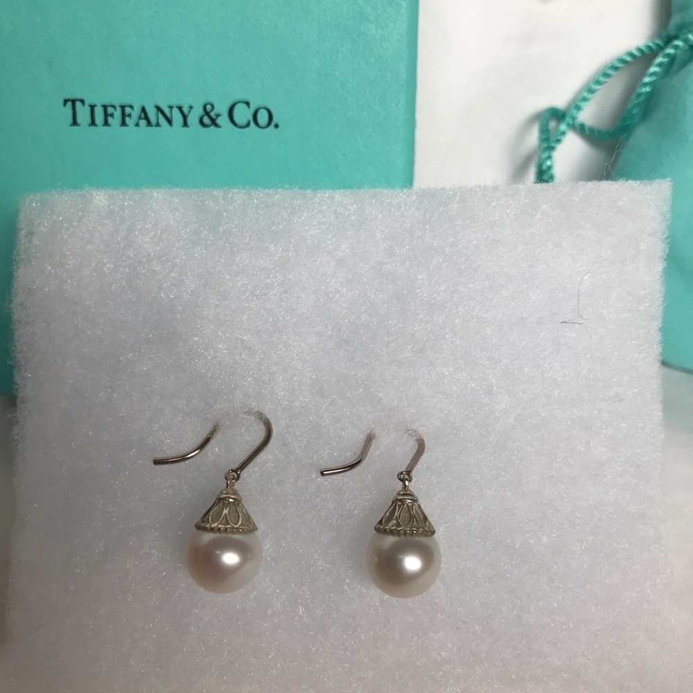 NITB Tiffany & Co. Ziegfeld Pearl Earrings