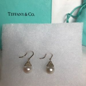 NITB Tiffany & Co. Ziegfeld Pearl Earrings
