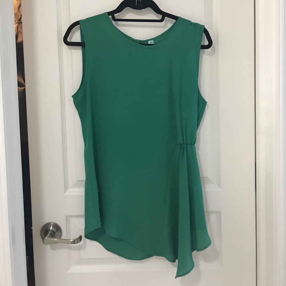 Beautifully draped asymmetrical top