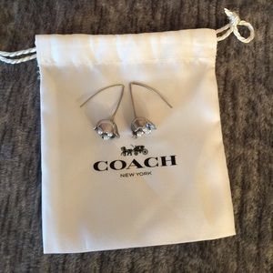 Coach Tearose earrings