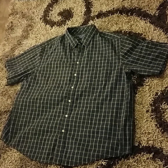 Men's Puritan Short Sleeve Plus Size Dress Shirt - Picture 1 of 4