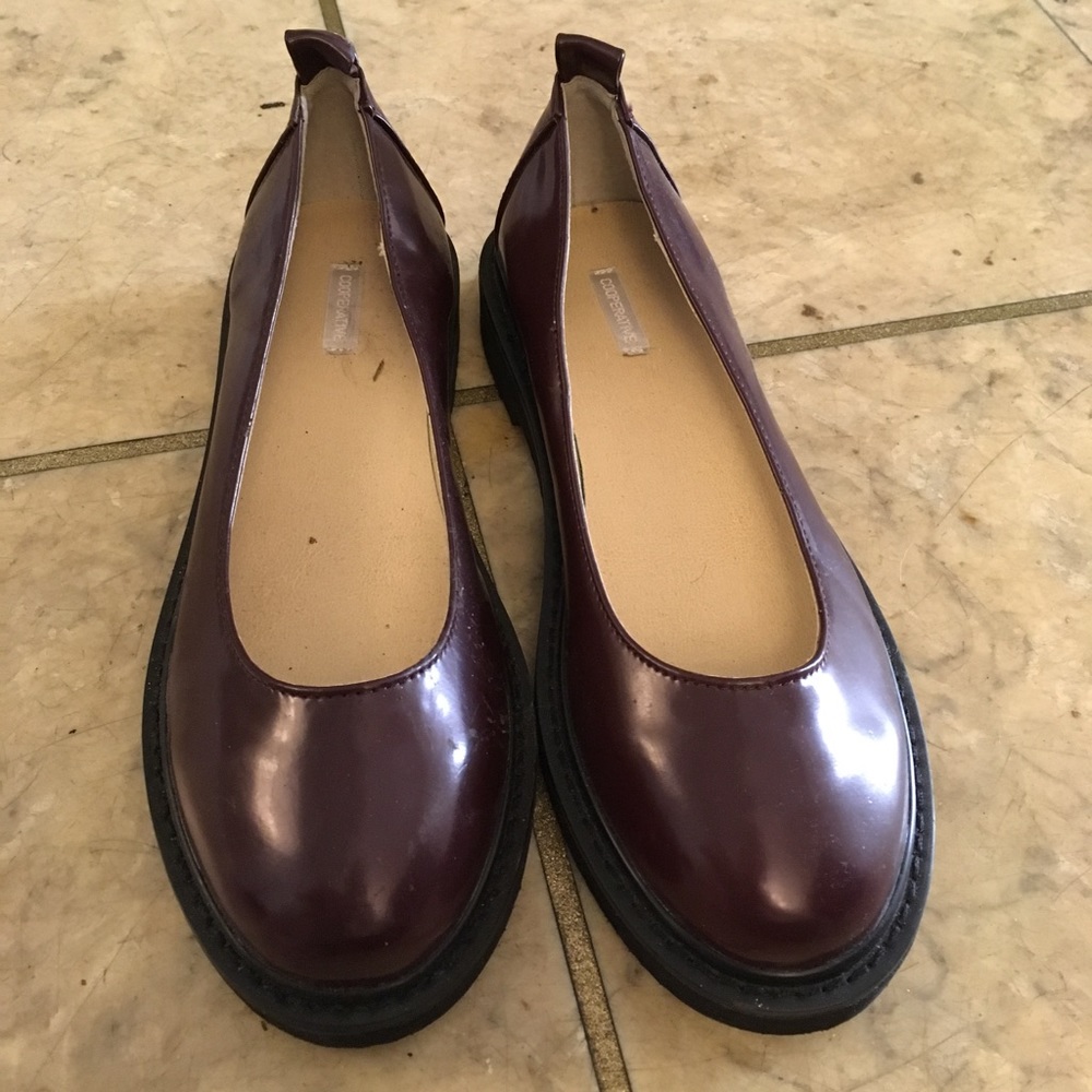 patent leather flats