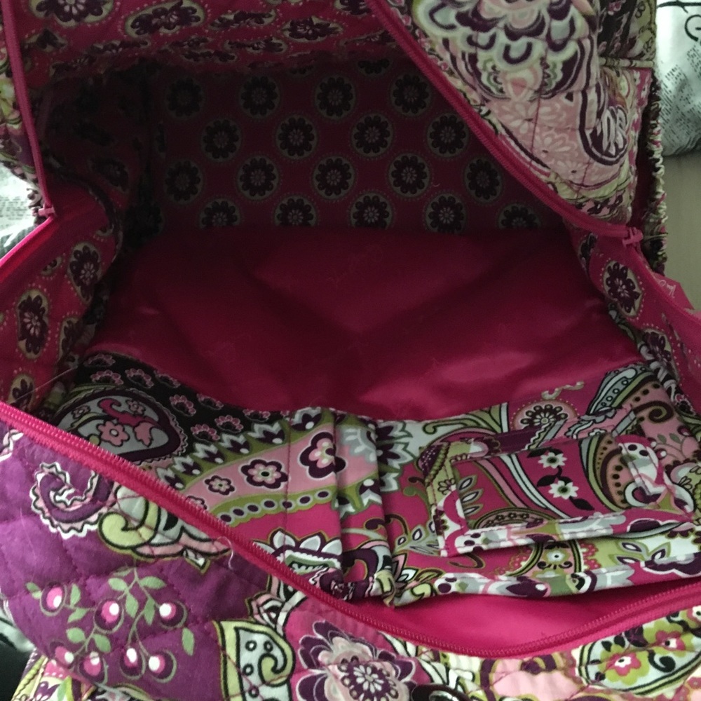 Vera Bradley backpack and juicy Couture purse.