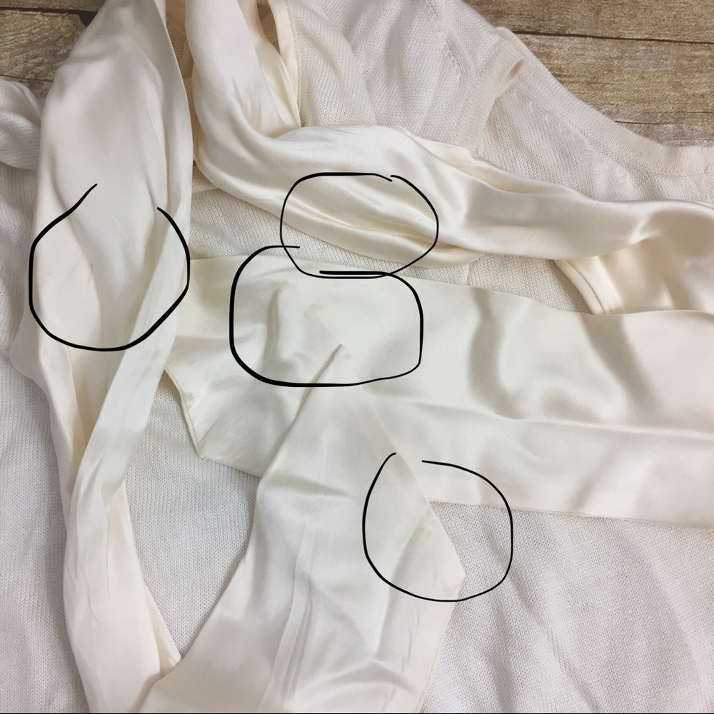 | Banana Republic | Large Cream Sweater S/L Blouse - Picture 8 of 8