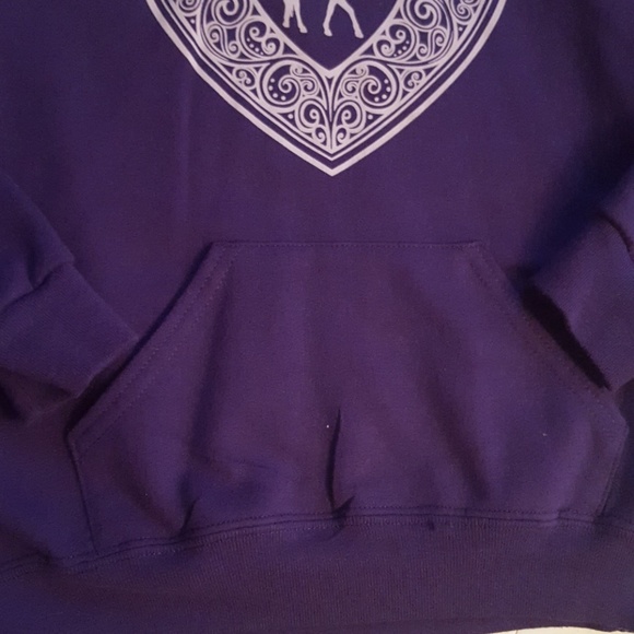 Purple Horse Heart Hoodie - Picture 4 of 7