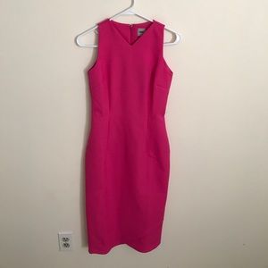 ASOS Midi Hot Pink Dress Size 2