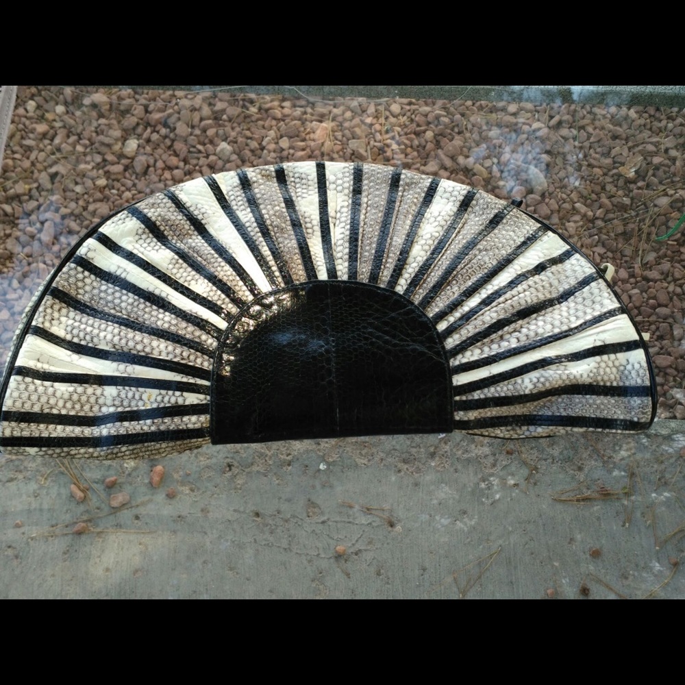Vintage handbag, 1960's original leather