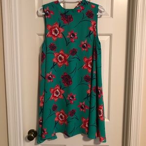 Green Peach Love Floral dress