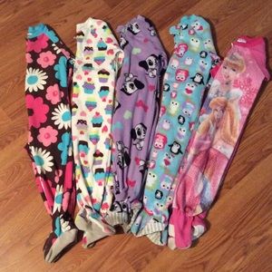 Set of 5 winter zip-sleepers