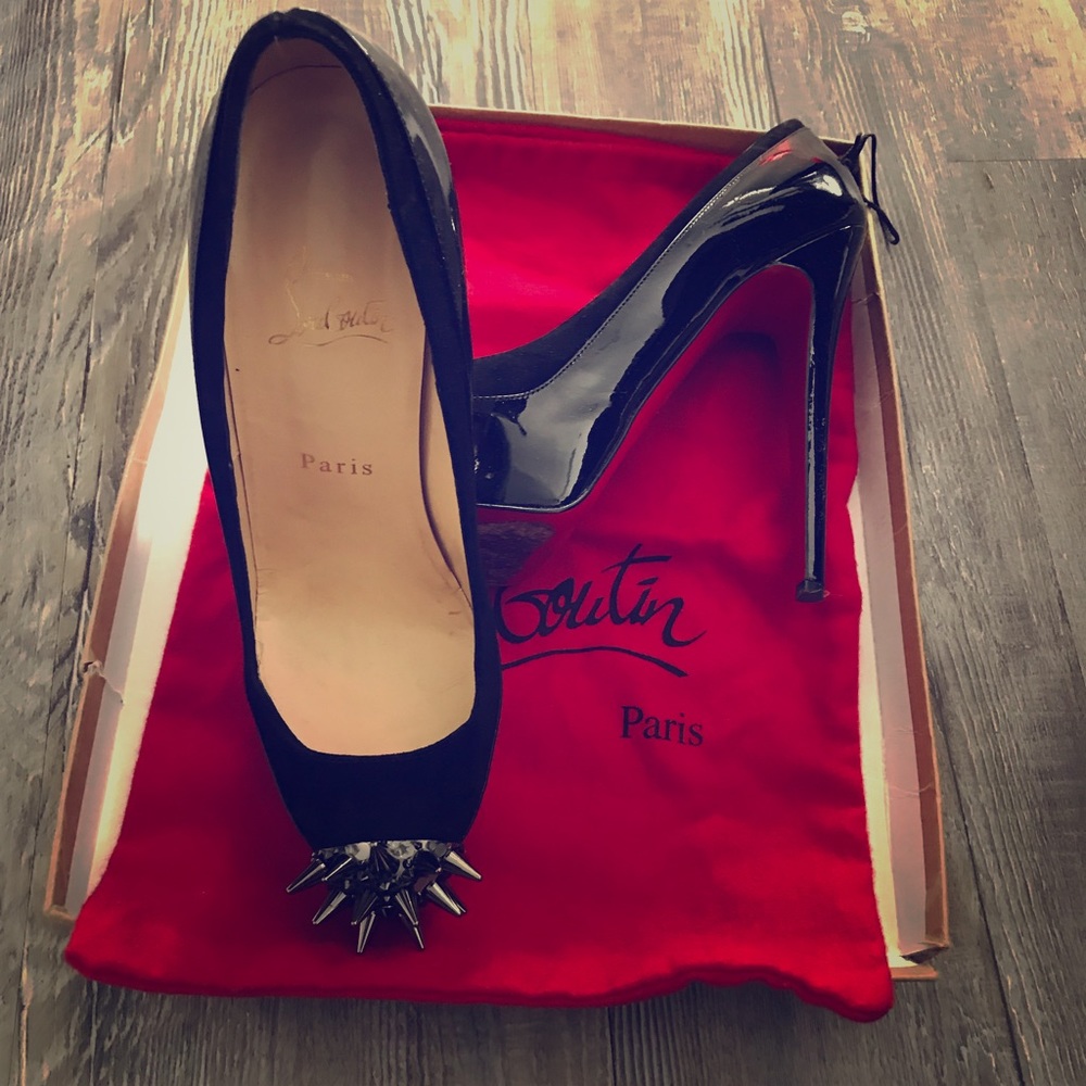 Black Christian Louboutin Asteroid