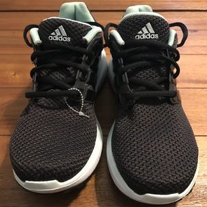 Black, cloudfoam, Adidas sneakers