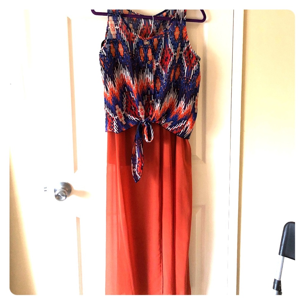Sheer Maxi skirt and tank