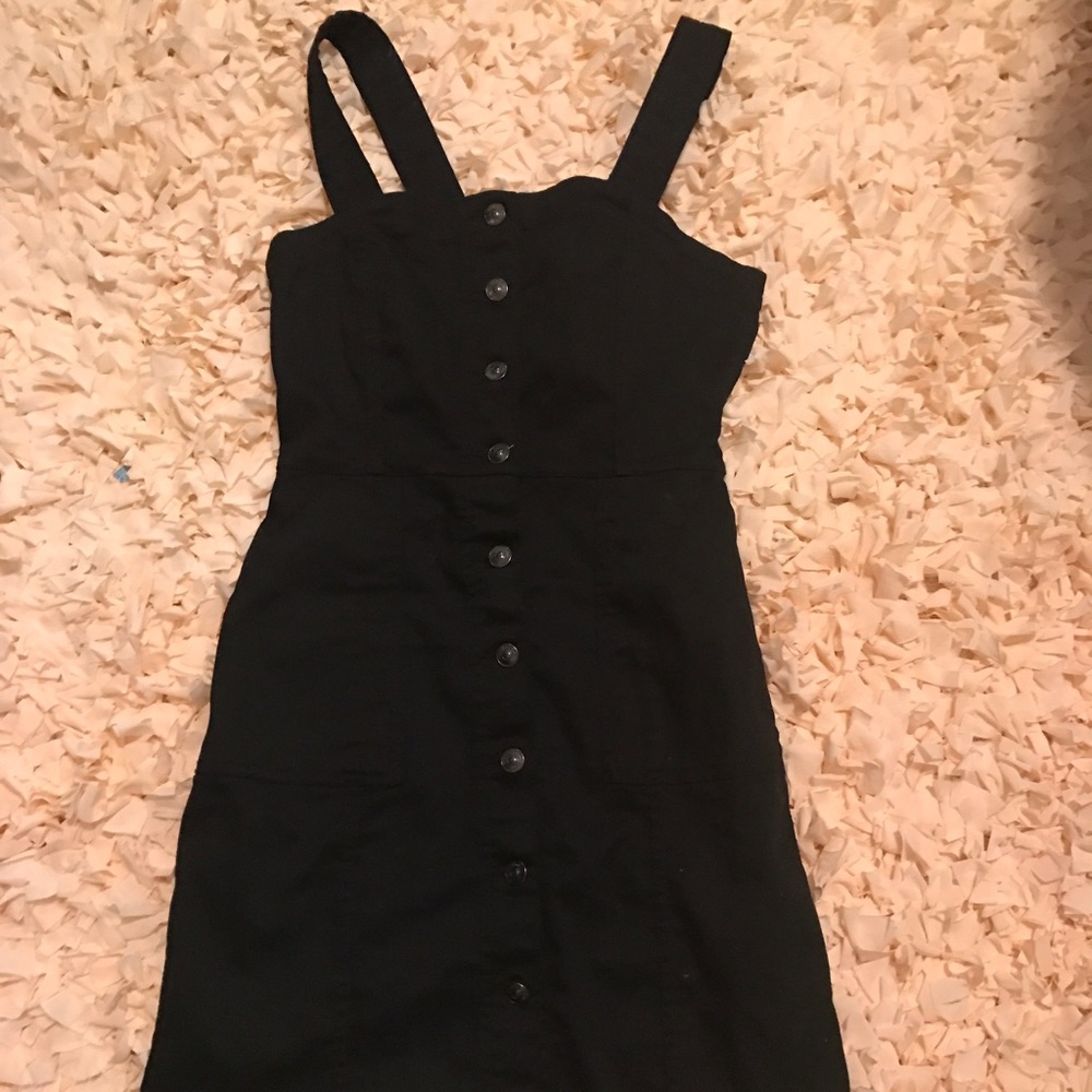 H&M overall dress denim