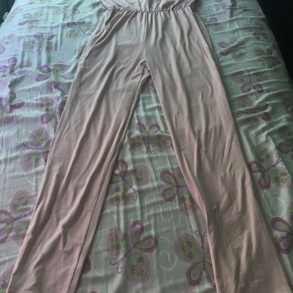 Nude Pink Jumpsuit - Picture 2 of 2