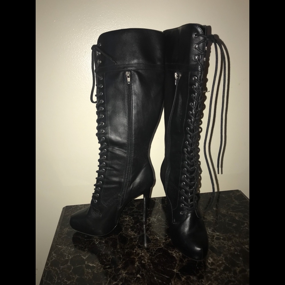 🔥Over the knee lace up boot🔥