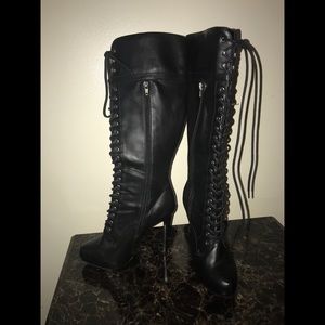 🔥Over the knee lace up boot🔥