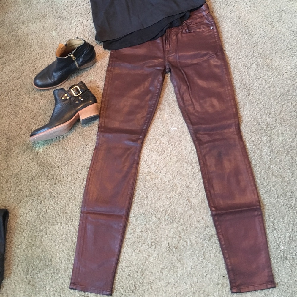 7 For All Mankind Coated Denim