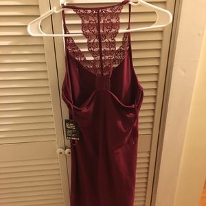 Lace Racerback Cami Dress