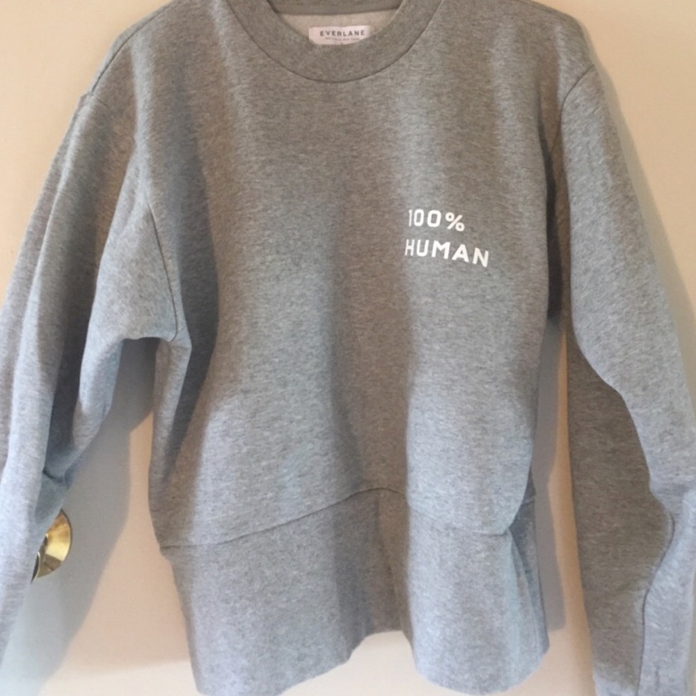 Everlane 100% Human Crewneck Sweater size M