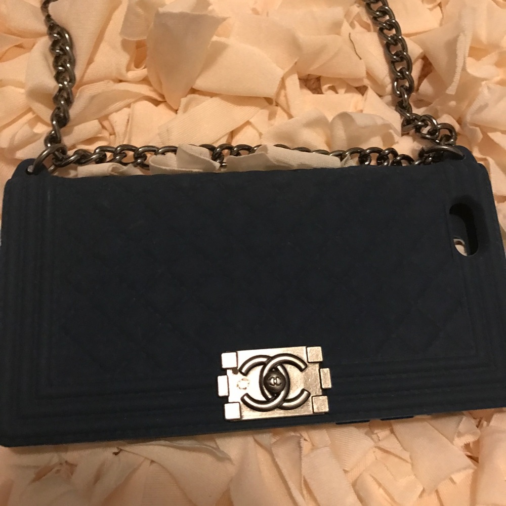 Cobalt blue Chanel iPhone 6 case