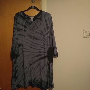 3X Blouse Tie Dye