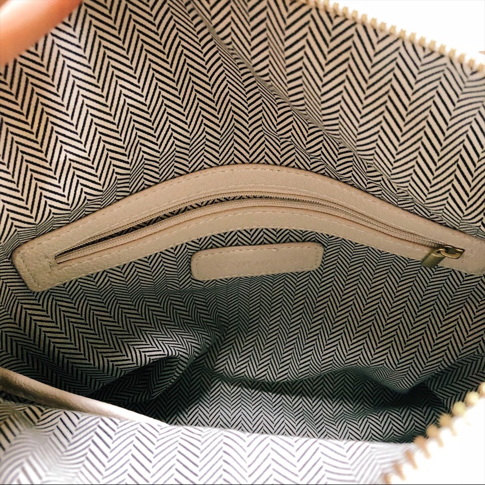 Cream quilted multifunctional purse | Steve Madden - Picture 7 of 8