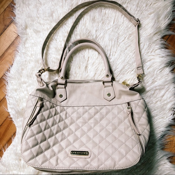 Cream quilted multifunctional purse | Steve Madden - Picture 5 of 8