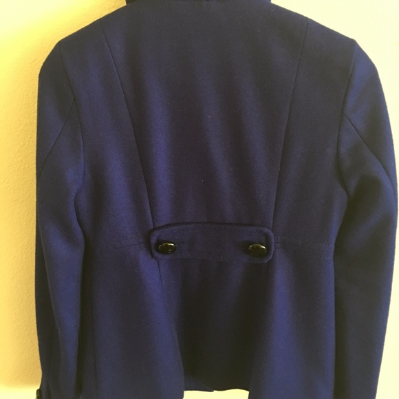 Old Navy Ruffle Collar Wool Peacoat - Picture 5 of 5