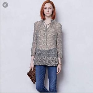 Anthropologie- portrait of a girl top