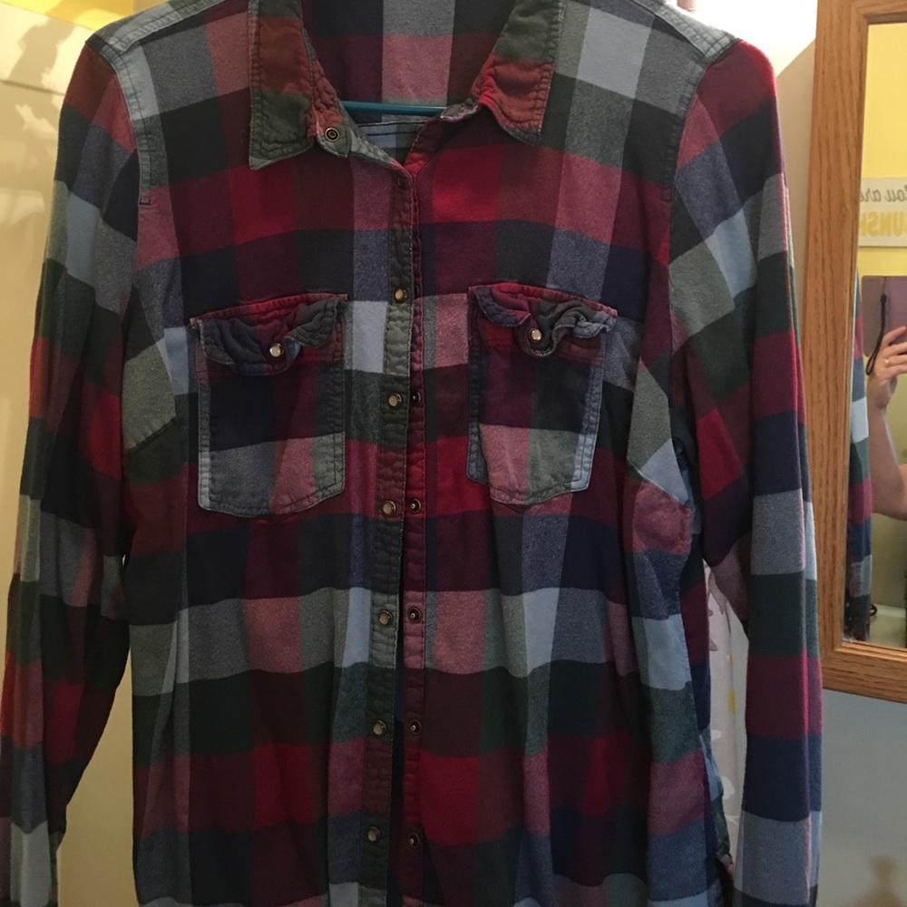 Maurice’s flannel shirt