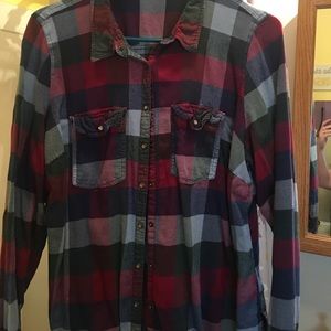 Maurice’s flannel shirt