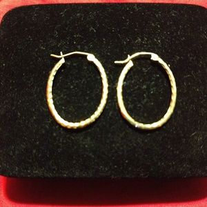 14kt gold hoop earrings