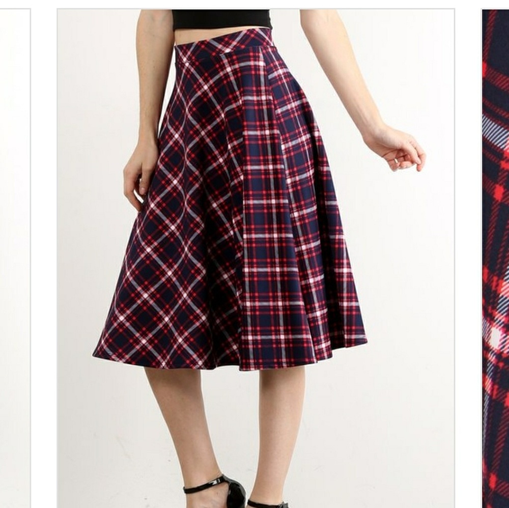 💥PLAID, KNEE LENGTH - Picture 2 of 5