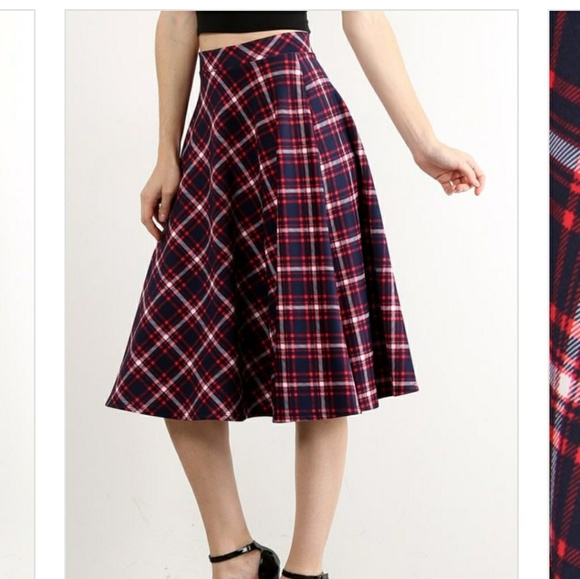 💥PLAID, KNEE LENGTH - Picture 2 of 5