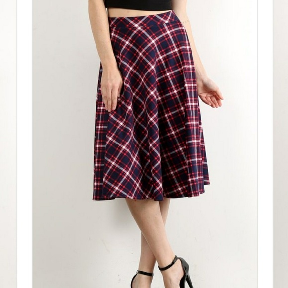 💥PLAID, KNEE LENGTH - Picture 3 of 5