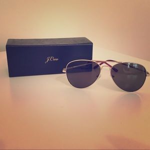 J. Crew Jill Aviator Sunglasses