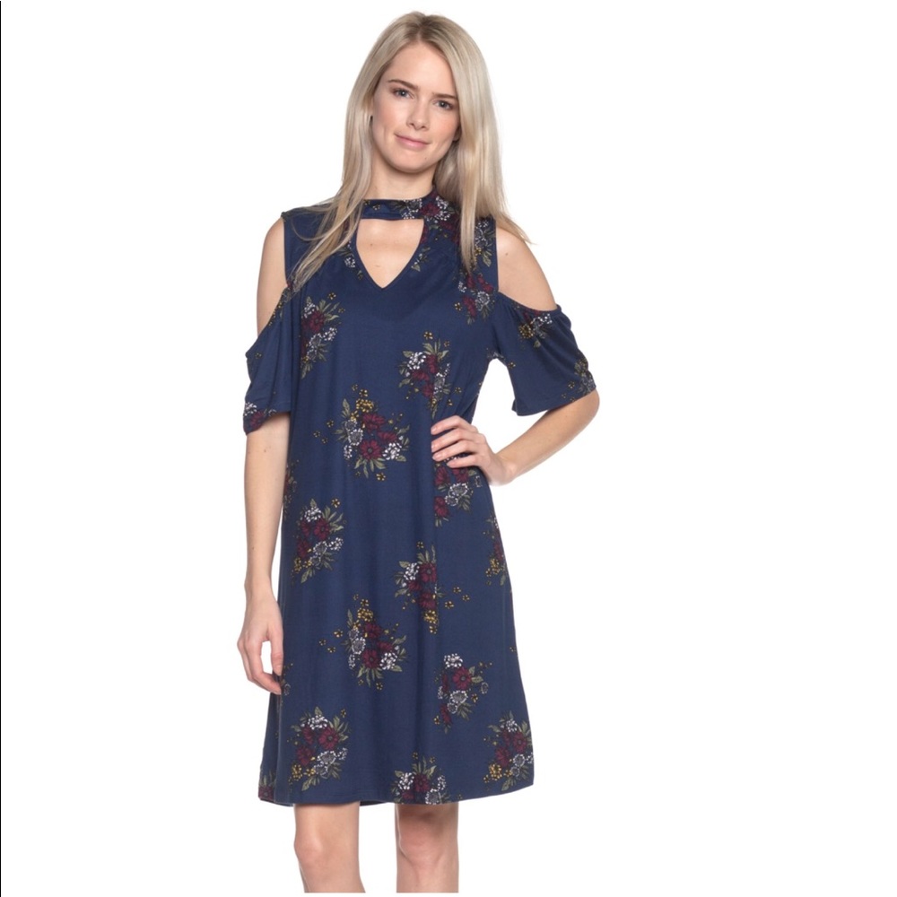 Mock-Neck Dress
