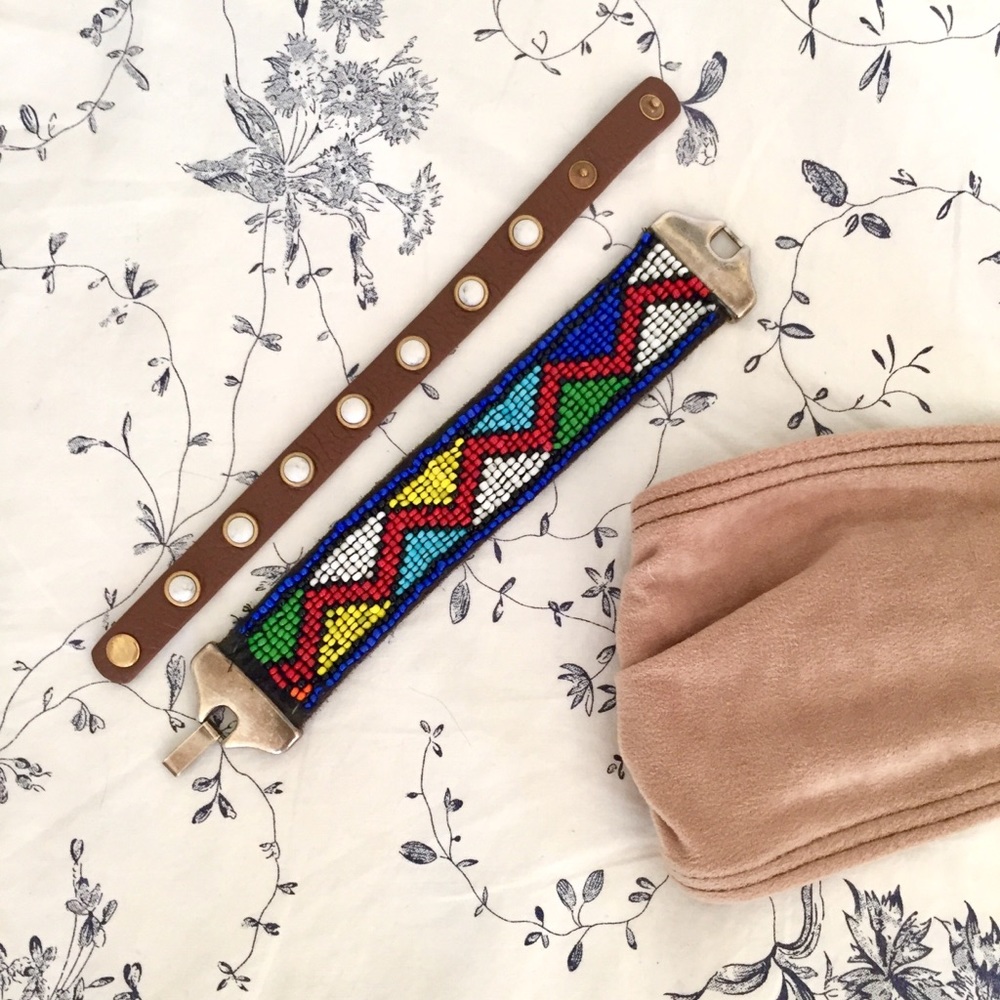 2 LF bracelets both genuine leather bands!